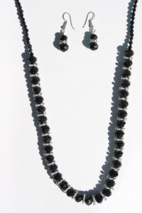 Crystal Beaded Necklace Set