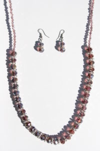 Crystal Beaded Necklace Set