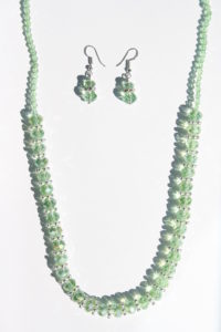 Crystal Beaded Necklace Set