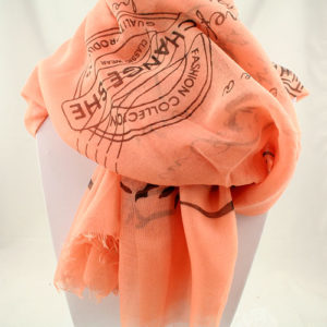 Printed Open Ended Fashion Scarves - Paris