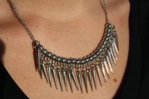 Beaded Spike Necklace Set