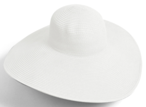 Straw Hat - White