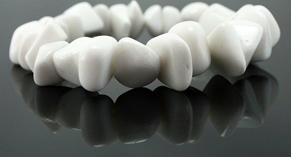 Semi Precious White Stone Bracelet