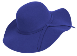 Bowknot Hat - Royal Blue