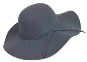 Bowknot Hat - Gray