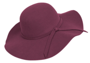 Bowknot Hat - Wine