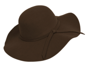 Bowknot Hat - Brown