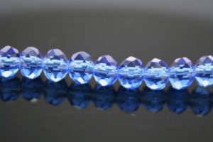 Crystal Elastic Necklace - Blue