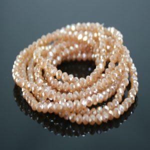 Crystal Elastic Necklace - Majestic Sand