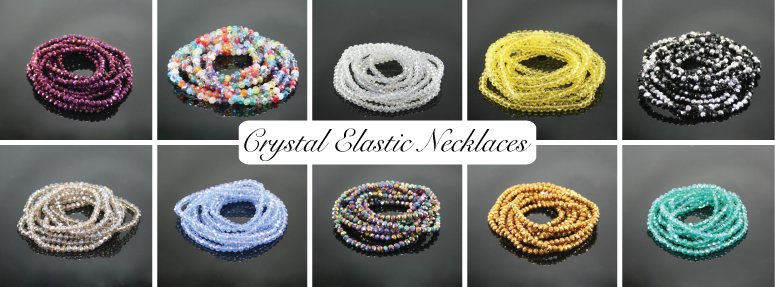 Crystal Elastic Necklaces