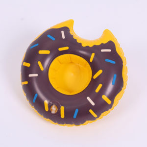 Drink Holder Float - Chocolate Covered Donut