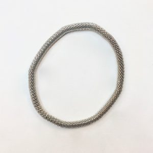 Italian Mesh Bracelet - Dark Silver