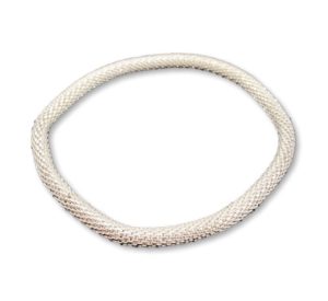 Italian Mesh Bracelet - Light Silver